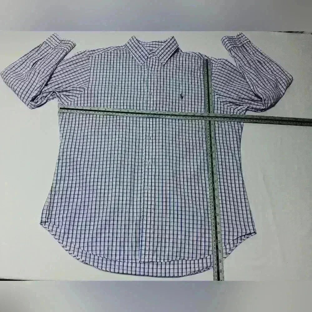 Ralph Lauren Classic Fit Long Sleeve Button down Perform shirt. Men's size 16.5 - Picture 2 of 6